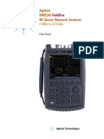 Agilent N9923A FieldFox RF Vector Network Analyzer