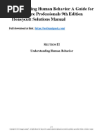 Understanding Human Behavior A Guide For Health Care Professionals 9th Edition Honeycutt Solutions Manual 1