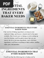 Advance Baking 3 (Ingredients)