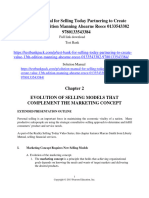 Solution Manual For Selling Today Partnering To Create Value 13th Edition Manning Ahearne Reece 0133543382 9780133543384