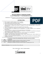 Cursos Tradicionais II 2019-1