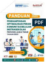 Panduan Pendampingan Optimalisasi Peran Kombel - Peserta