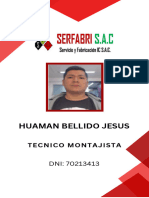 Fotocheck Huaman Bellido