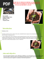 Physicochemical Characters of Soil