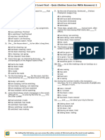 323 - Mixed Tenses Advanced Level Test Quiz Online Exercise With Answers 1