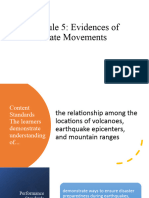 Evidences of Plate Movements