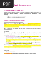 Droit Des Assurances