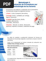 Evaluación de Proveedores