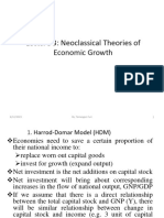 3 NEO CLASSICAL Theories of Economic Growth