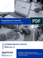 Sesión 09 y 10 - Estimación de Costos