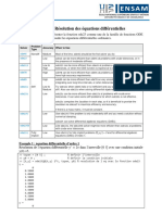 Matlab - TP8 - Résolution Des Équations Différentielles
