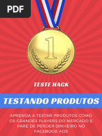 Testando Produtos