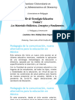 Pedagogía y Comunicación