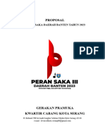 Proposal Peran Saka Daerah (Kwarcab Kota Serang)