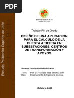 LAAT - Cálculo PaT Apoyos, Defecto Franco A Tierras y Falta - Impedancia Homoplar - Memoria - App - Instalaciones - Puesta - A - Tierra