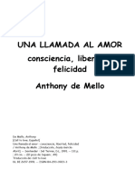 De Mello, Anthony - Una Llamada Al Amor