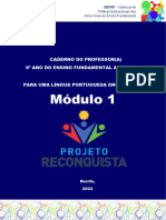 Caderno Reconquista Língua Portuguesa Modulo 1 Professor