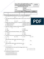 Soal PTS MTK Semester 1