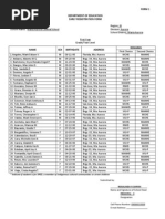 Early Registration Form