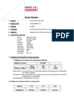 Informe Técnico J. Baldeon 125HP