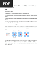 Solid State Structures of Simple AB