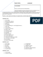 1º Eso - Nurse Matilda - Vocabulary List