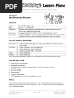 PDF Level 3 Halloween Lesson US