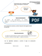 Signos de Exclamacion e Interrogacion