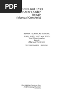 John Deere 318D, 319D, 320D and 323D Skid Steer Loader Technical Service Repair Manual TM11399