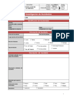 Formato en Blanco Investigación de Accidente