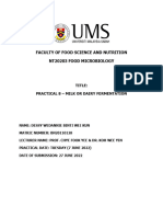 Lab Report 5 (Practical 8 - Milk or Dairy Fermentation)