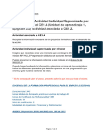 MF1442 - 3: E4. Actividad Individual Supervisada Por Tutor Asociada Al CE1.4 (Unidad de Aprendizaje 1, Epígrafe 3.5) Actividad Asociada A CE1.2.