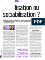 Socialisation Ou Sociabilisation 2015 05 Comportement