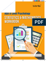 Stats Maths Workbook Psychology Sample