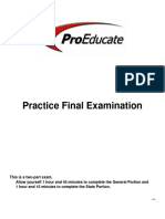 ProEducate Practical Final Examination