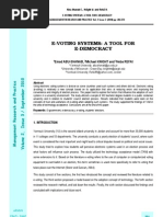 E-Voting Systems: A Tool For E-Democracy: Emad Abu-Shanab, Michael KNIGHT and Heba Refai