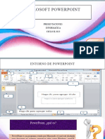 MICROSOFT POWERPOINT Introducci