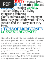 Biodiversity