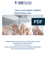 Guia Sobre Carrera Profesional 2021 Servicio Madrileno de Salud. SIETeSS 1