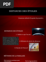 Distances Des Étoiles