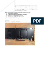 Thermal Pad Instructions - Dell RTX 3080