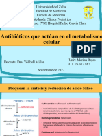 Antibióticos Que Actúan en El Metabolismo Celular