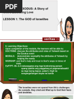 2nd Grading - Unit II - The God of The Israelites