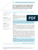 Acid-Inhibitory Effects of Vonoprazan 20 MG Compar