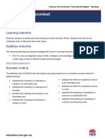 s3 Reading Vocabulary