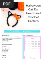 Halloween Cat Ear Headband