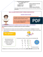 Guia 9 Maximo Comun Divisor y Minimo Comun Multiplo 6° Matematicas Enna Erazo