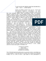 Escritura Pública de Cessão de Crédito Oriundo de Hipoteca