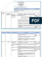 Grade 4 - All Subjects - WHLP - Q1 - W1