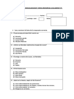 Prueba de Lectura Personal Como Domesticar A Tus Padres